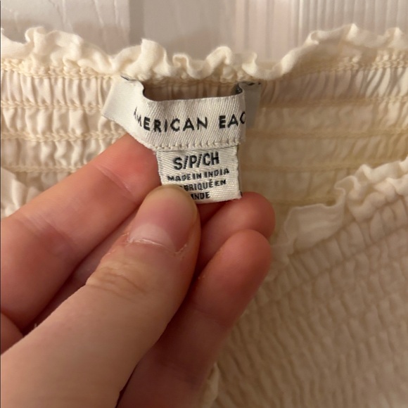 American Eagle Off the shoulder Textured Blouse - Picture 2 of 5